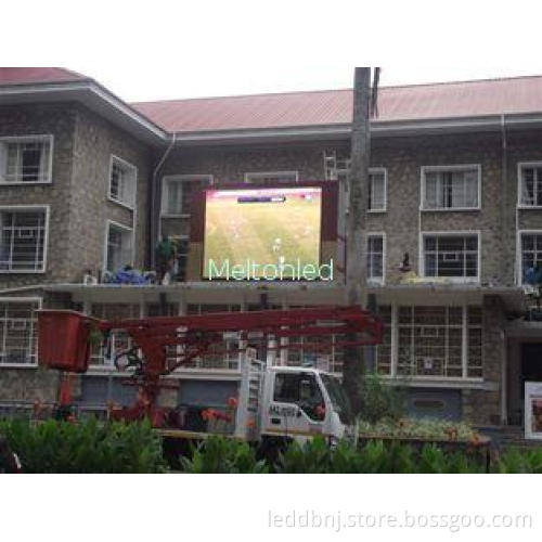 Iron Full Color Building Top Led Outdoor Display Board P10